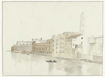 City View in Bari from a Window in the Inn (series title: Voyage en Italie, en Sicile et à Malte - 1778)