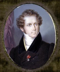 Portrait of Vincenzo Bellini (Miniature by Dupré)