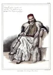 Vasili Gouda, aide de camp to Marc Botzaris (1788-1823). in 