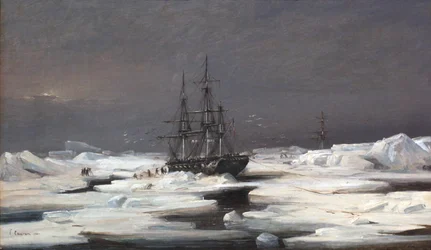 Astrolabe and Zélée Caught in Ice While Discovering Adélie Land