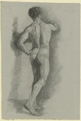 Male Nude from Behind