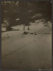 Child Sledding Down Hill