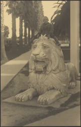 Child on Lion Statue