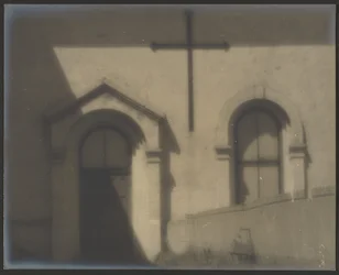 Church Exterior with Cross