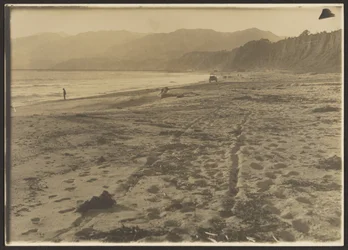 Coastline with Figures and Car