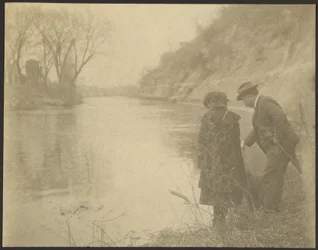 Couple at Lake Side