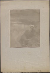 [Figure Seated on Bluff]