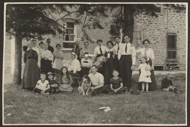 Group Portrait Outside Building