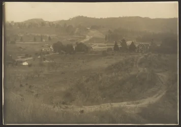 Landscape of Houses in Country