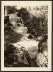 Landscape with Waterfall