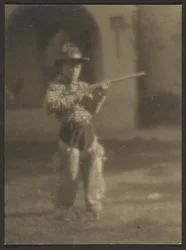 Little Boy in Cowboy Outfit