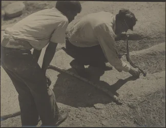 Men with Rattlesnake