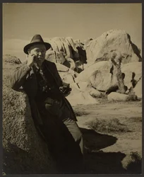 Portrait of Fleckenstein with Camera