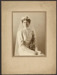 [Portrait of a Bride with Orange Blossoms]