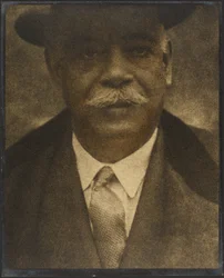 Portrait of a Man with Hat Brim