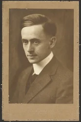 Portrait of a Man with High Collar