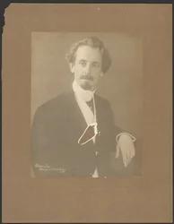Portrait of a Man with Round Collar