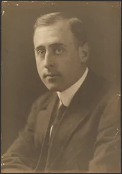 [Portrait of a Man with Striped Tie]