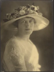 Portrait of a Woman Caught in Light