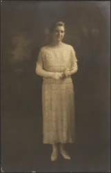 Portrait of a Woman in Elbow Gloves