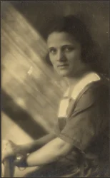[Portrait of a Woman in Streaming Light]