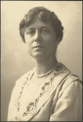 Portrait of a Woman with Applique Collar