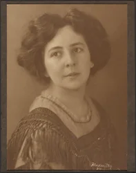 Portrait of a Woman with Big Sleeves