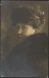 [Portrait of a Woman with Fur Stole]