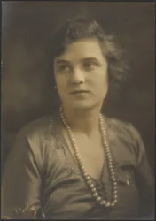 Portrait of a Woman with Large Pearls