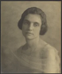 Portrait of a Woman with Tulle Shawl