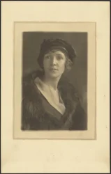 [Portrait of a Woman with Velvet Hat]