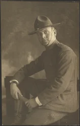 Portrait of a Young Man in Uniform