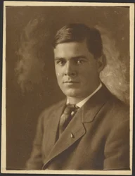 Portrait of a Young Man with Lapel Pin