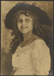 Portrait of a Young Woman with Corkscrew Curls