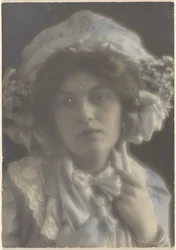 Portrait of a Young Woman with Fancy Hat