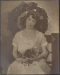 [Portrait of a Young Woman with Flowers in Her Lap]