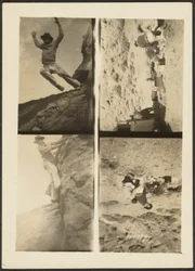 Quadruple Frame - Mountain Climbing Scenes