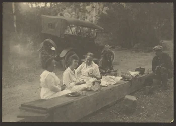 [Roadside Picnic Scene]
