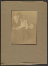 Three Romani Women Sitting Together