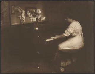 Woman Playing Piano