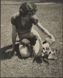 [Woman with Kittens]