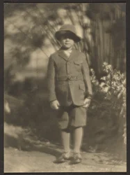 Young Boy in Garden