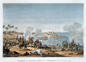 The Battle of Aboukir, 25 July 1799