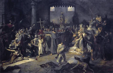 The plague in Tournai in 1095