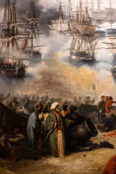 The Battle of Navarino; View from the Southern Tip of the Island of Sphacteria