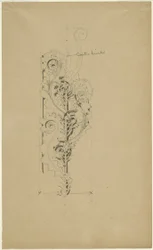 McVickers Theater: Sketch for Untitled Ornamental Band