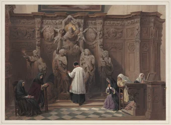 Confessional, Church of St. Paul, Antwerp