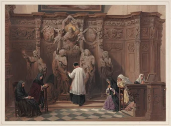 Confessional, Church of St. Paul, Antwerp