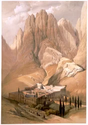 Convent of St Catherine with Mount Horeb, February 19th 1839, 1849