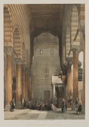 Interior of the Mosque of the Metwalys